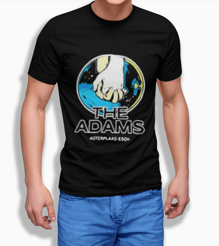 The Adams Agterplaas Esok Cosmic Handshake Global Unity T-Shirt