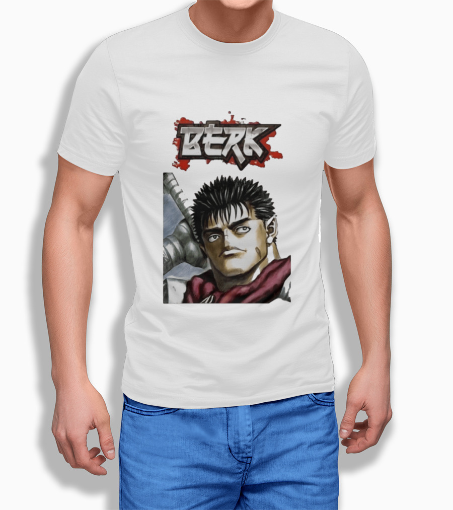 Berk Berserk Manga Guts Style Warrior T-Shirt