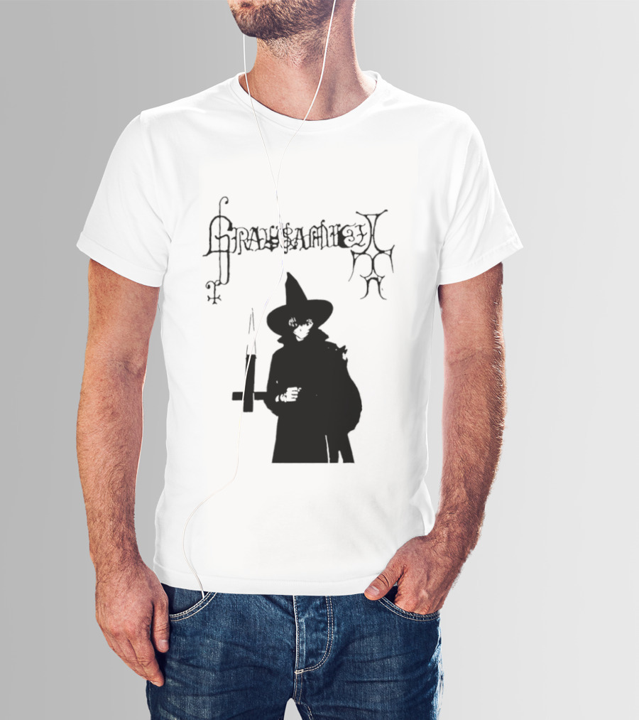 Gravsaamuel Witch Iconic Gothic Anime Dark Aesthetic T-Shirt
