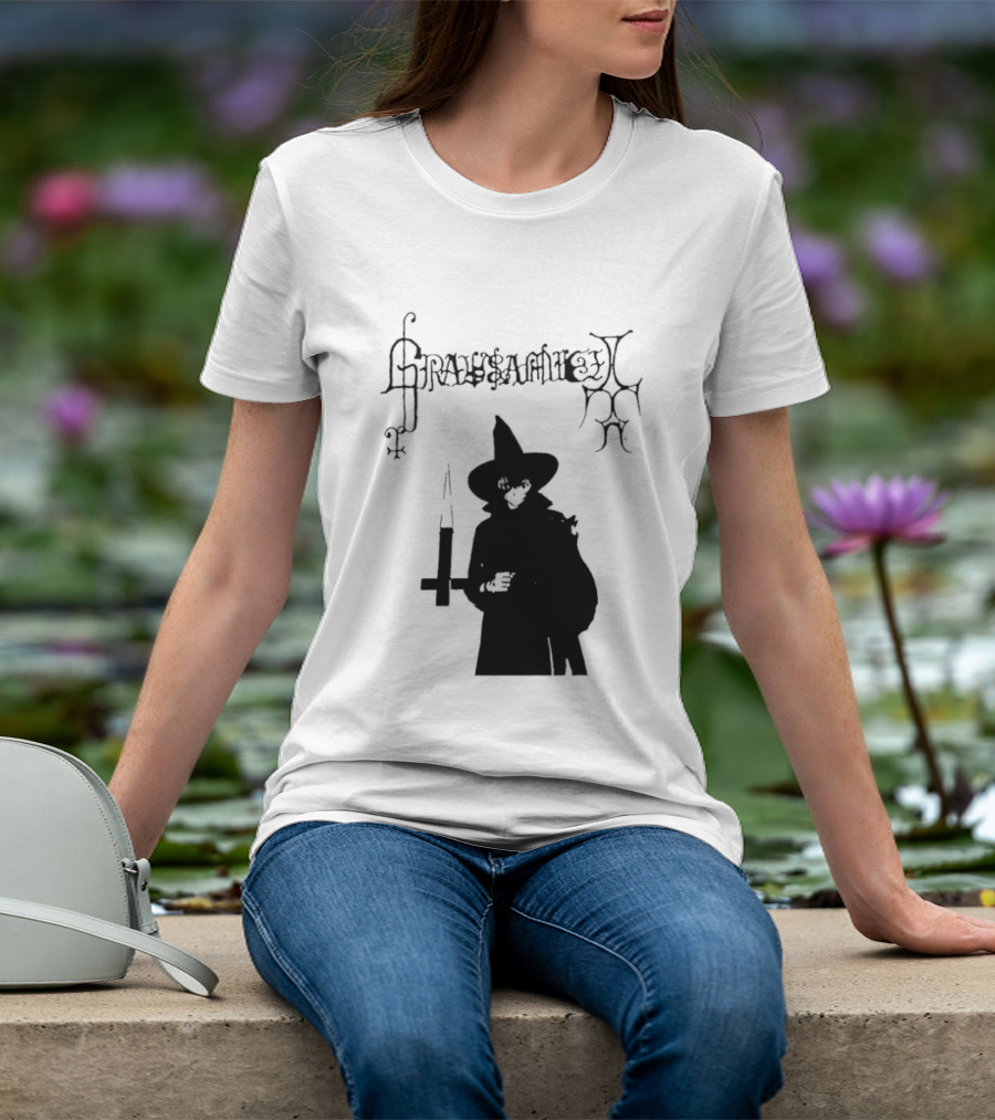 Gravsaamuel Witch Iconic Gothic Anime Dark Aesthetic T-Shirt