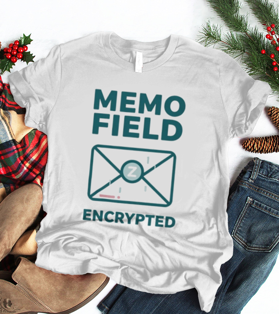 Memo Field Encrypted Z Data Security Protection T-Shirt