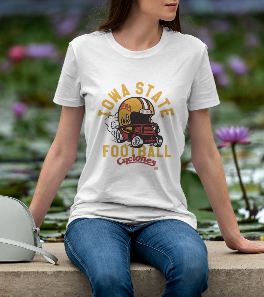 Iowa State Cyclones Helmet Football Team Fan Gear T-Shirt