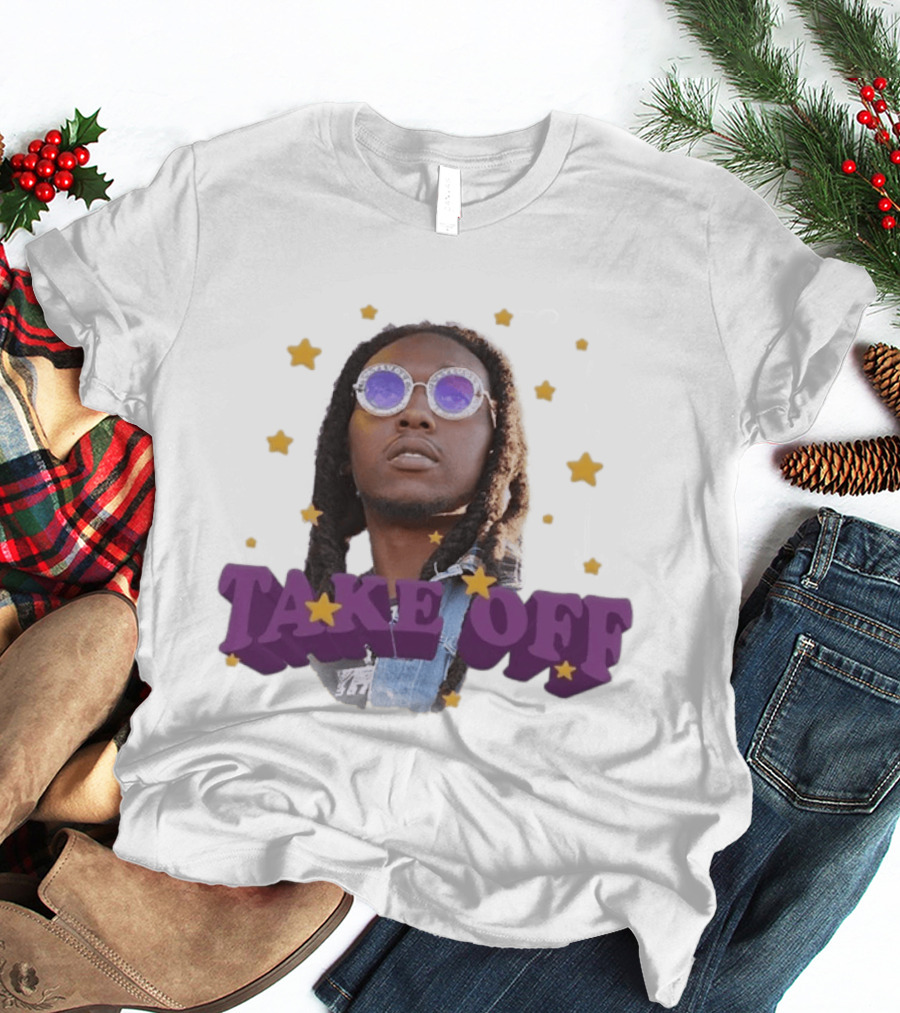 Take Off Girls Are Drugs Purple Stars T-Shirt