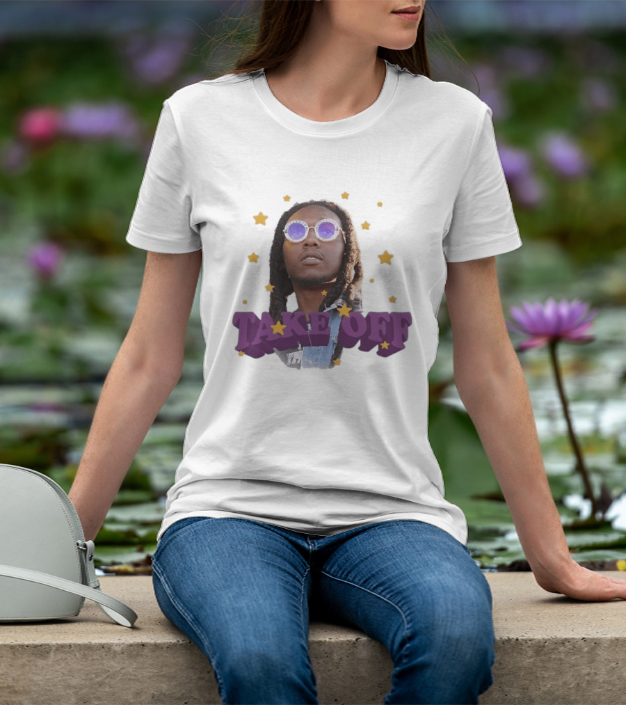 Take Off Girls Are Drugs Purple Stars T-Shirt