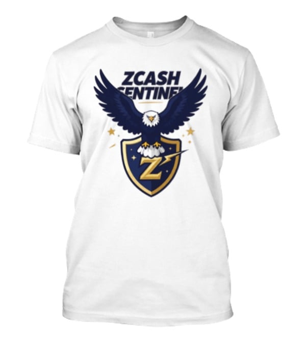 Zcash Sentinel Eagle Shield Cryptocurrency Z T-Shirt