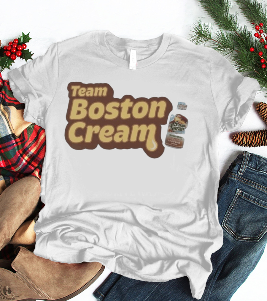 Team Boston Cream 5 Hour Energy Donut Caffeine T-Shirt