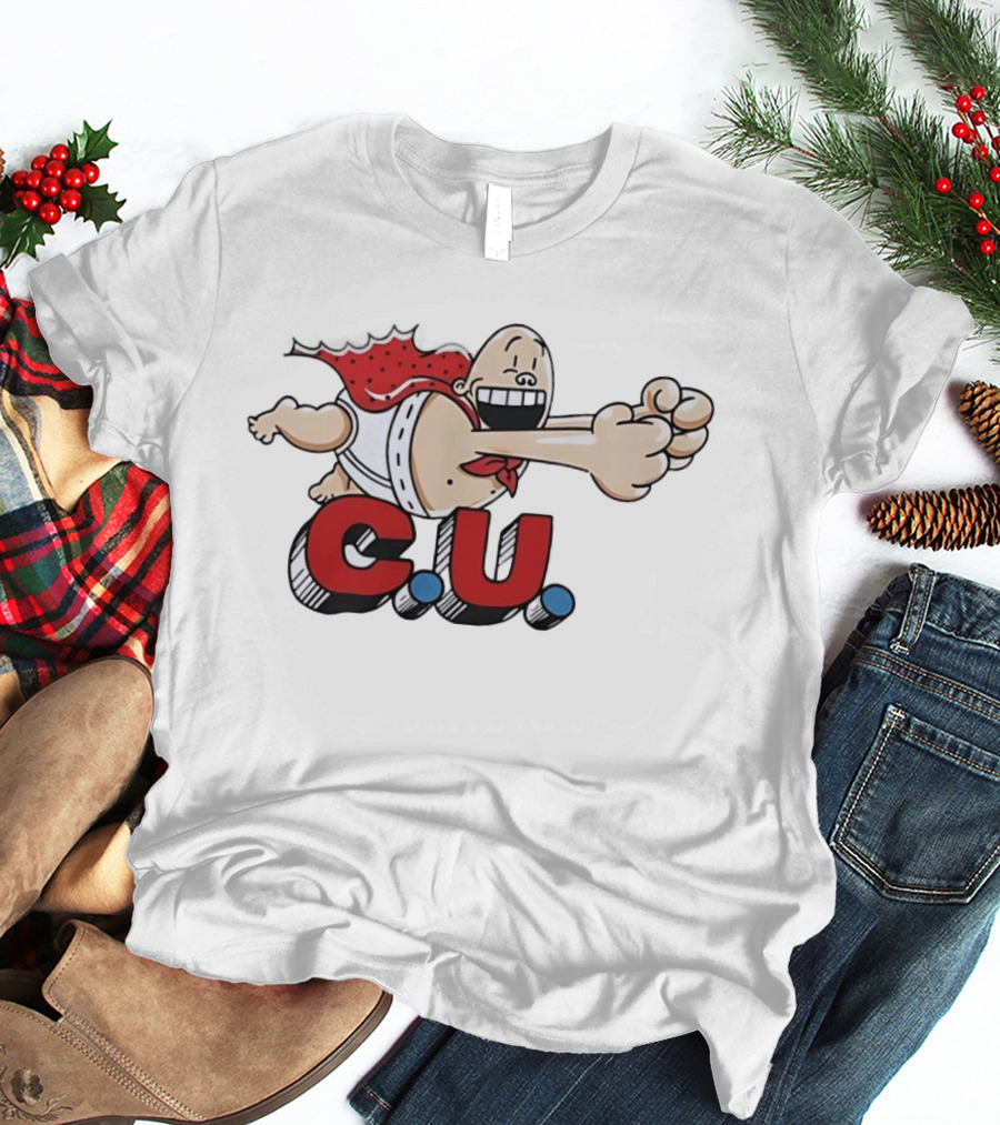 Captain Underpants CU Dav Pilkey Flying Hero T-Shirt