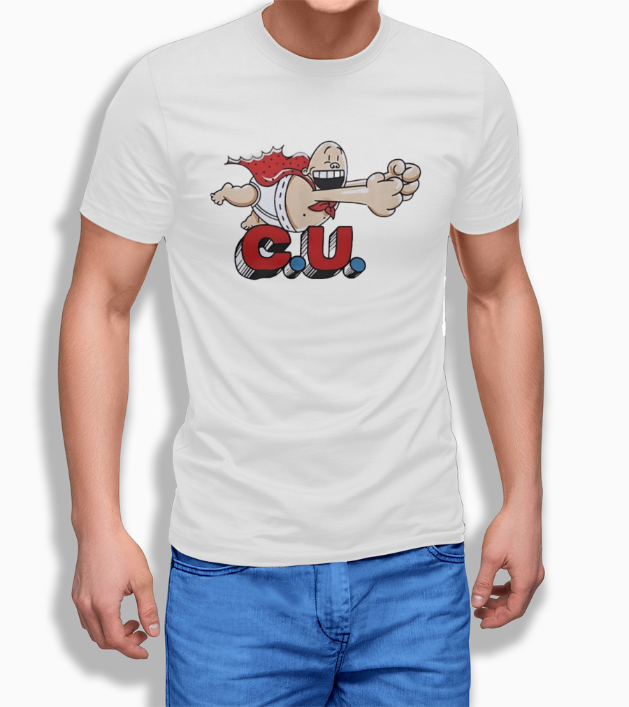 Captain Underpants CU Dav Pilkey Flying Hero T-Shirt