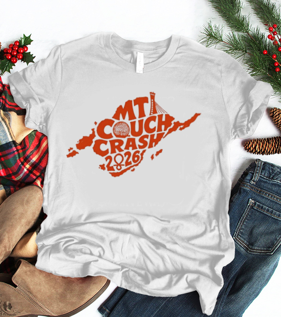 CMT Couch Crash 2026 Orange Island Map Radio Tower T-Shirt
