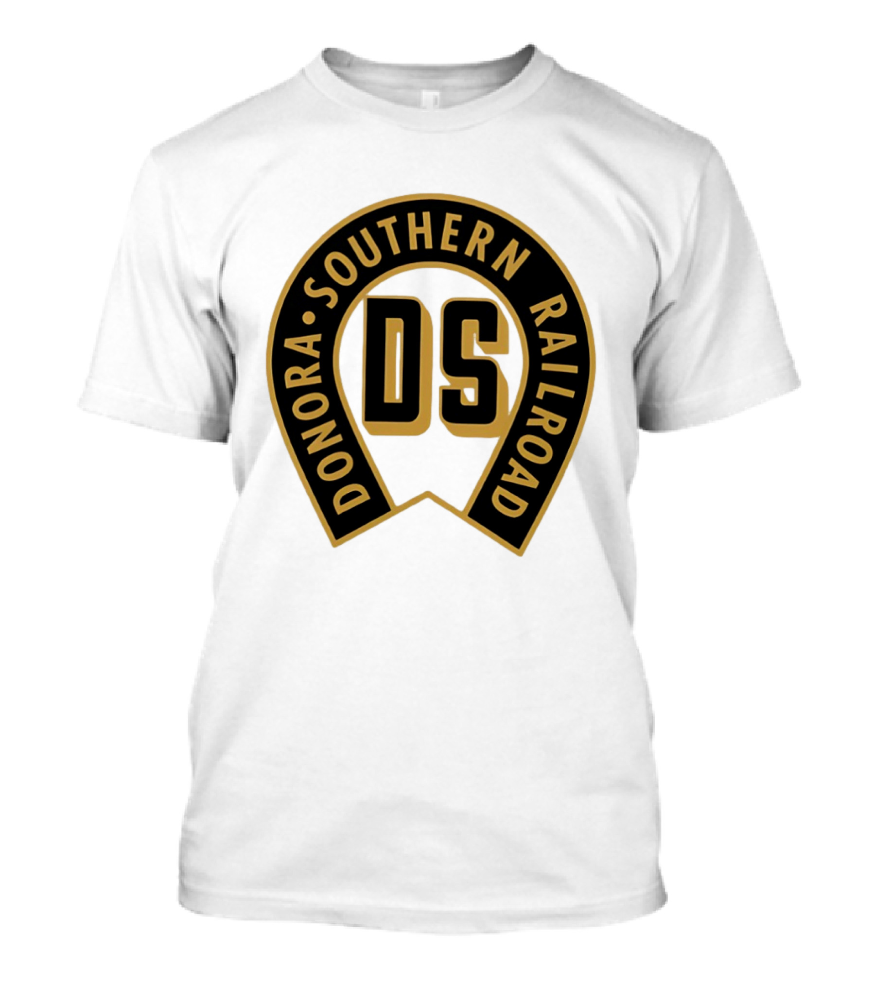 Donora Southern Railroad Horseshoe DS Monogram T-Shirt