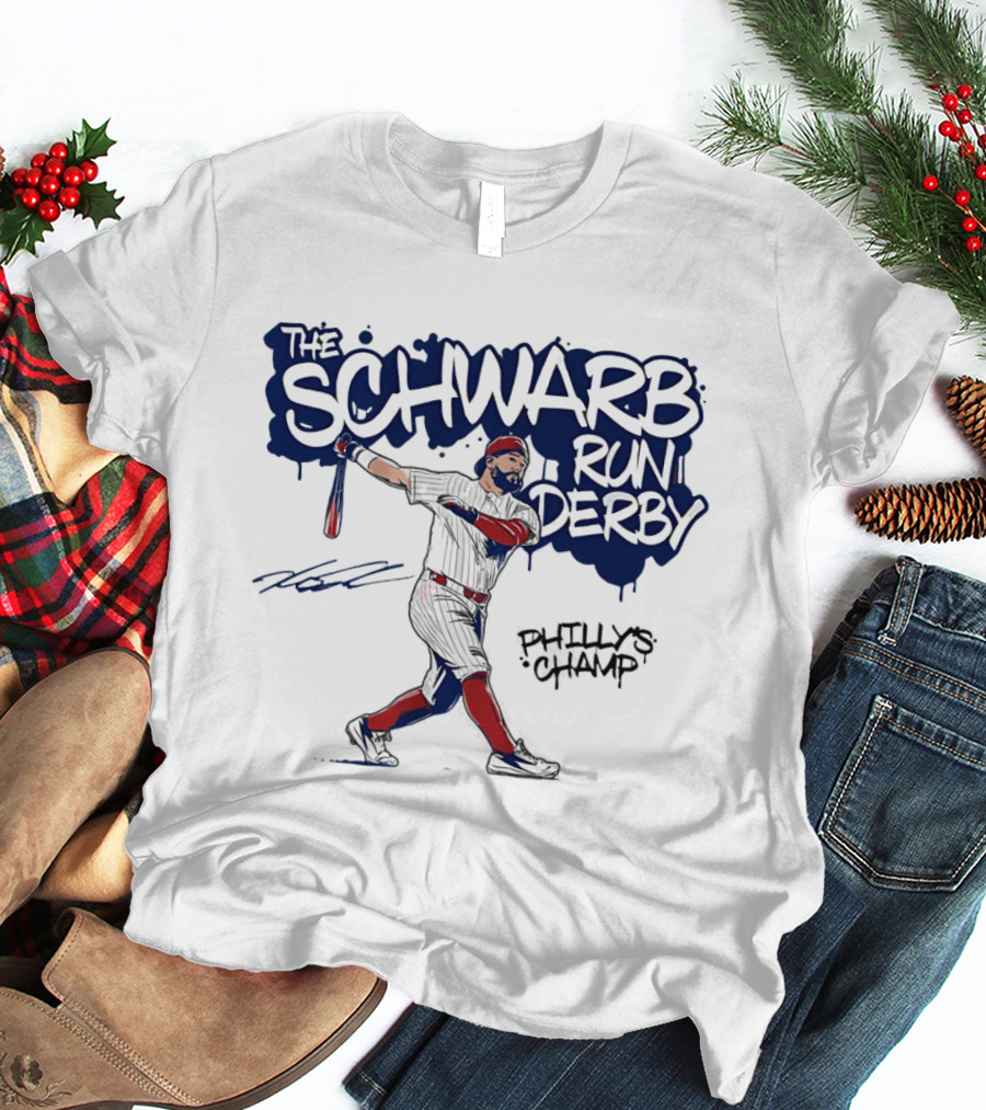 The Schwarb Run Derby Philly's Champ Baseball T-Shirt