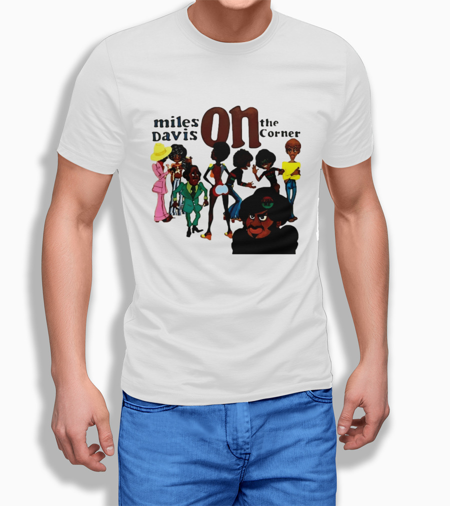 Miles Davis On The Corner Album Characters T-Shirt