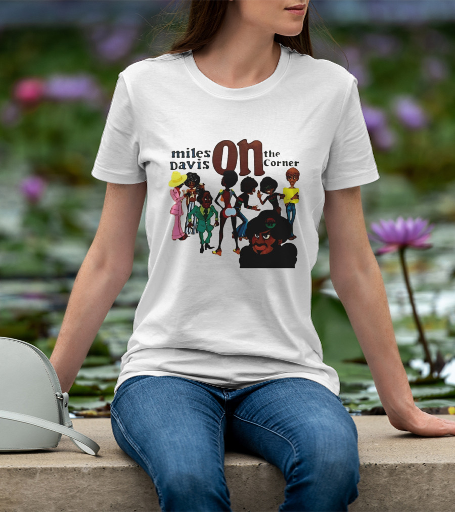 Miles Davis On The Corner Album Characters T-Shirt