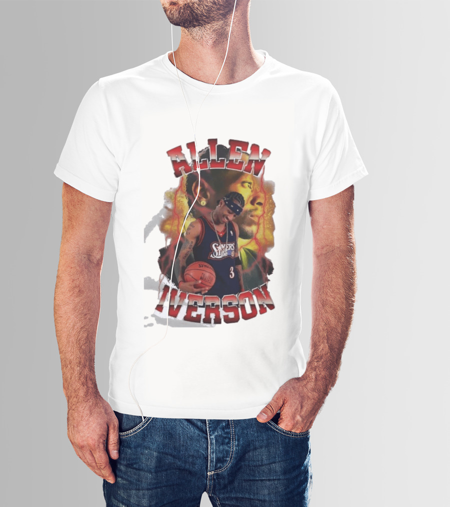 Allen Iverson Philadelphia 76ers Basketball Legend T-Shirt