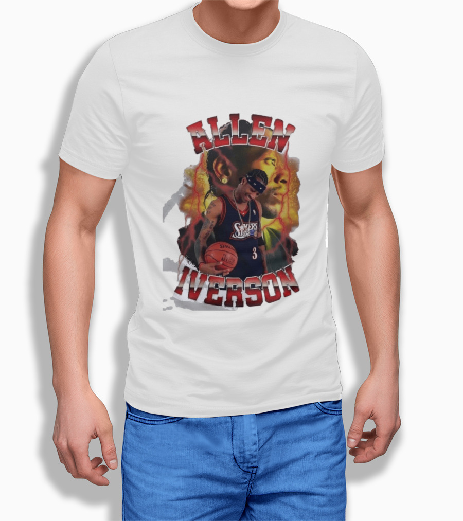 Allen Iverson Philadelphia 76ers Basketball Legend T-Shirt