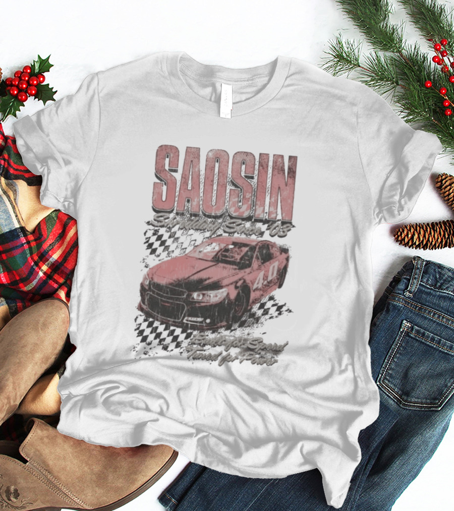 Saosin Built For Speed Turned For Power Shredding Since 2003 T-Shirt