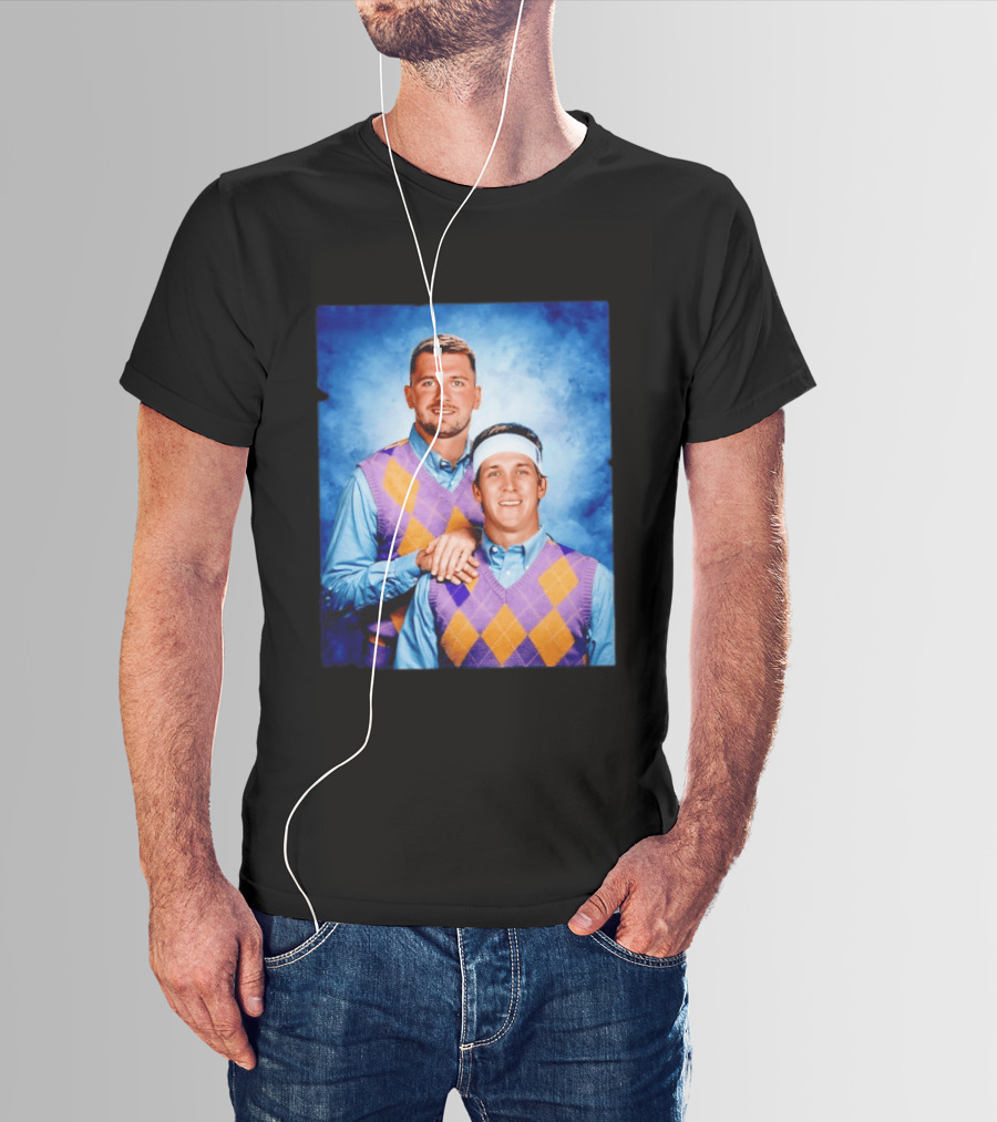 Austin Reaves Luka Doncic Step Brothers T-Shirt