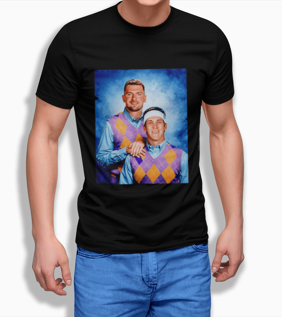 Austin Reaves Luka Doncic Step Brothers T-Shirt