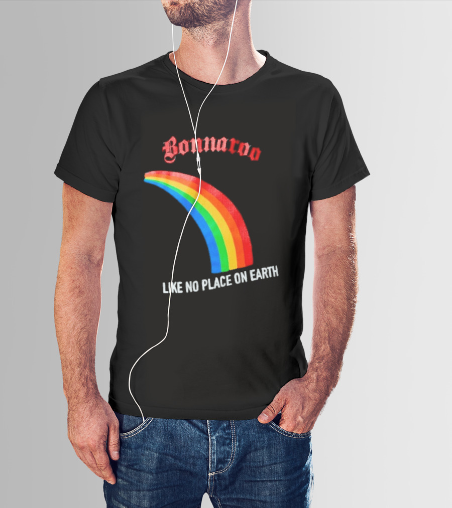 Bonnaroo Rainbow Like No Place On Earth Music Festival T-Shirt