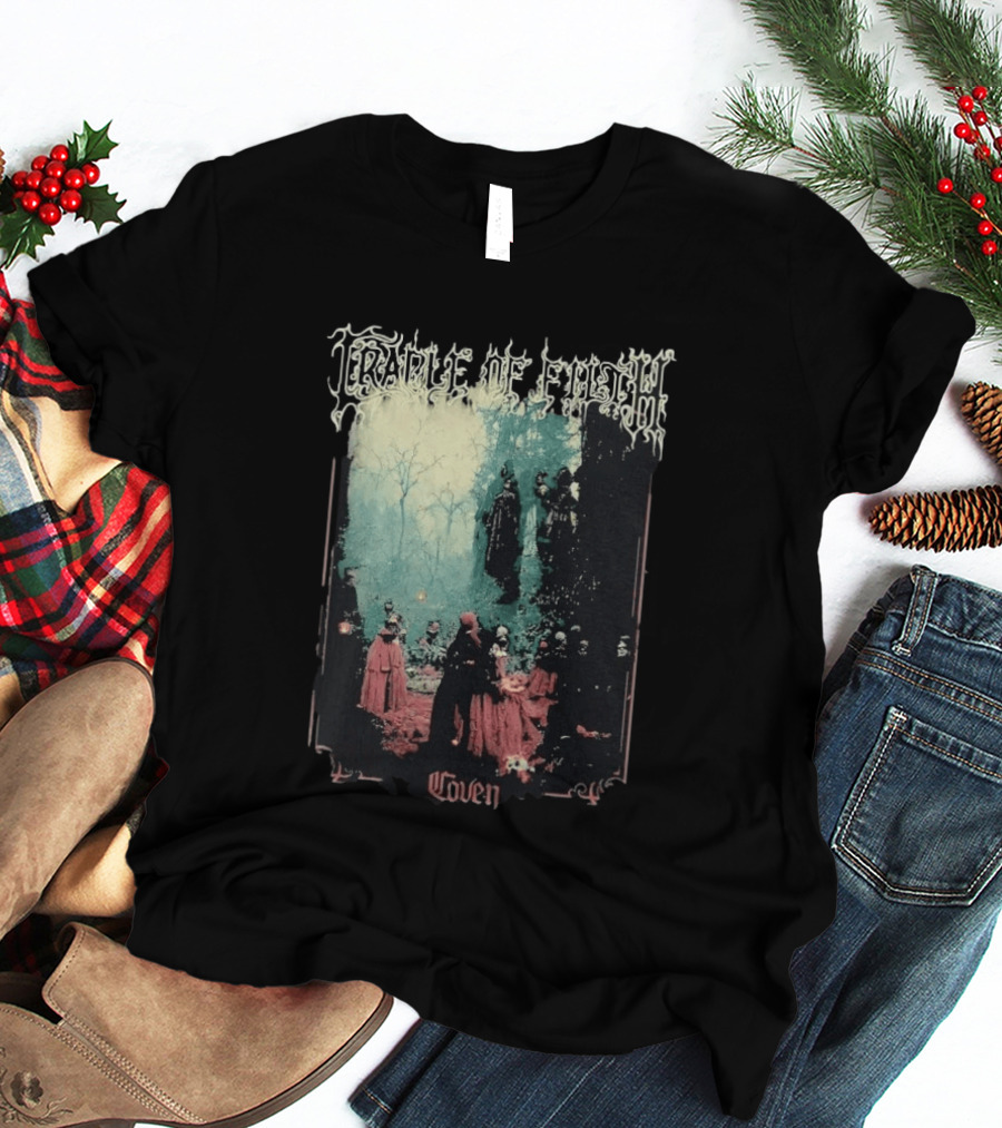 Cradle Of Filth Coven Gothic Gathering Under Moonlit Trees T-Shirt