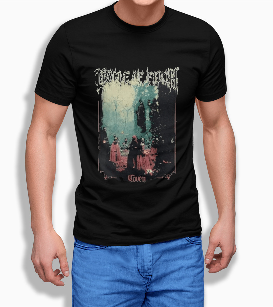 Cradle Of Filth Coven Gothic Gathering Under Moonlit Trees T-Shirt