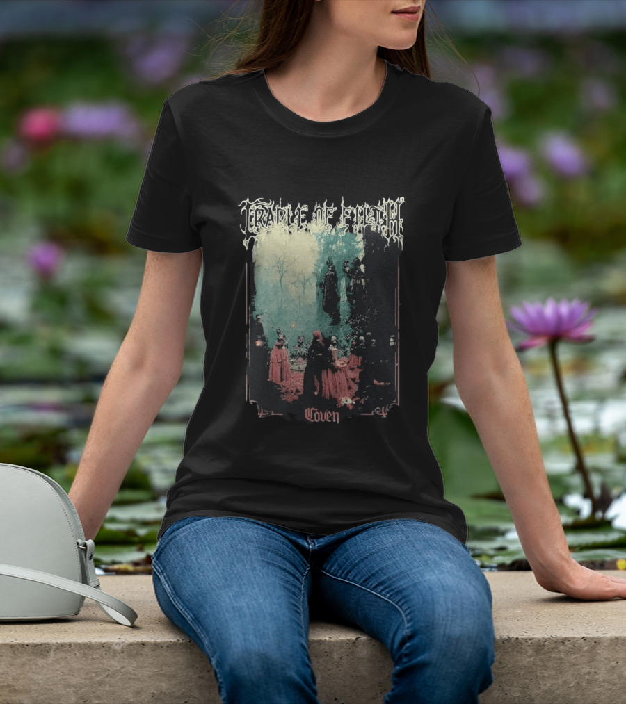 Cradle Of Filth Coven Gothic Gathering Under Moonlit Trees T-Shirt
