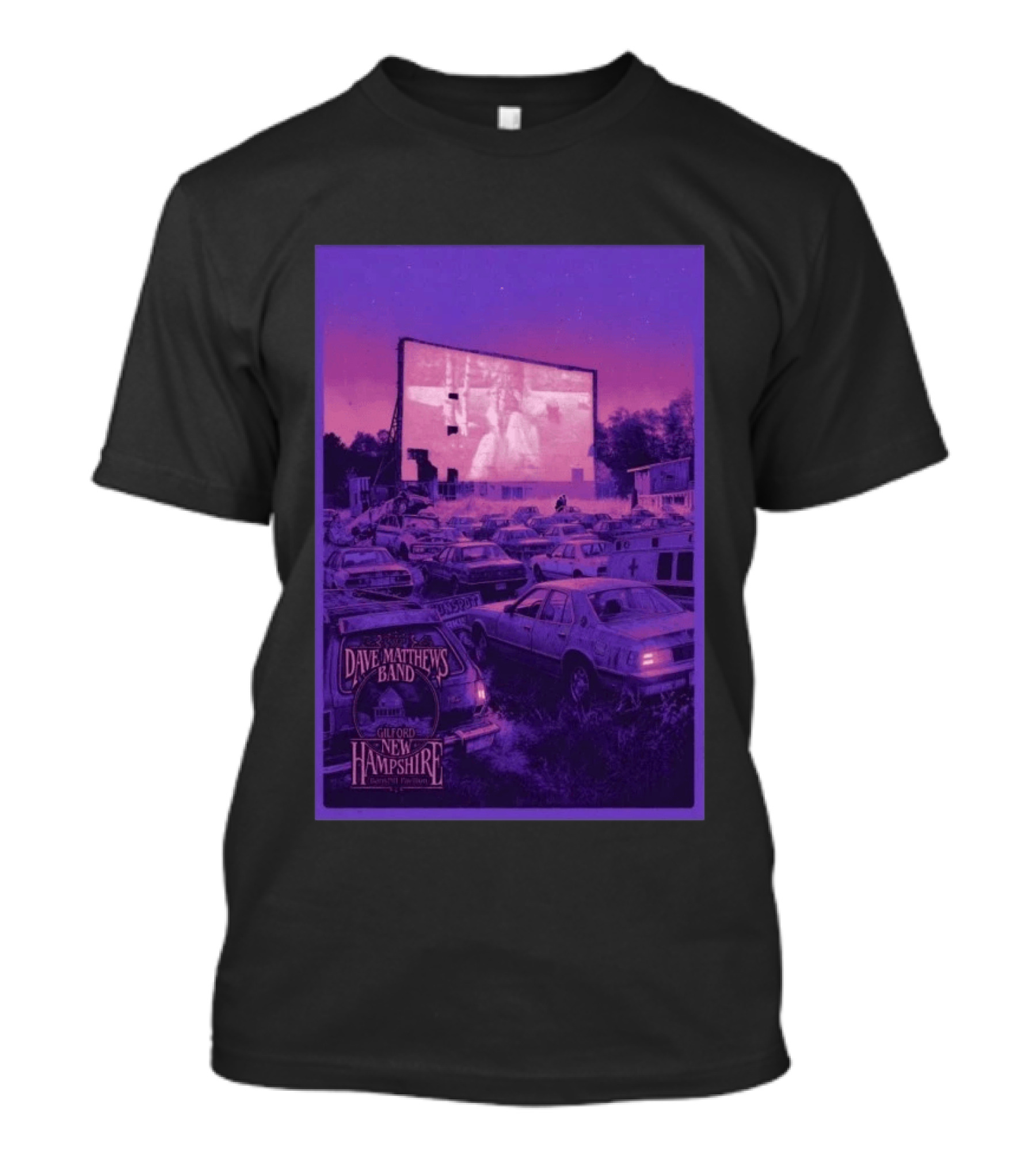 Dave Matthews Band Drive In Concert Gilford New Hampshire July 14 2026 T-Shirt