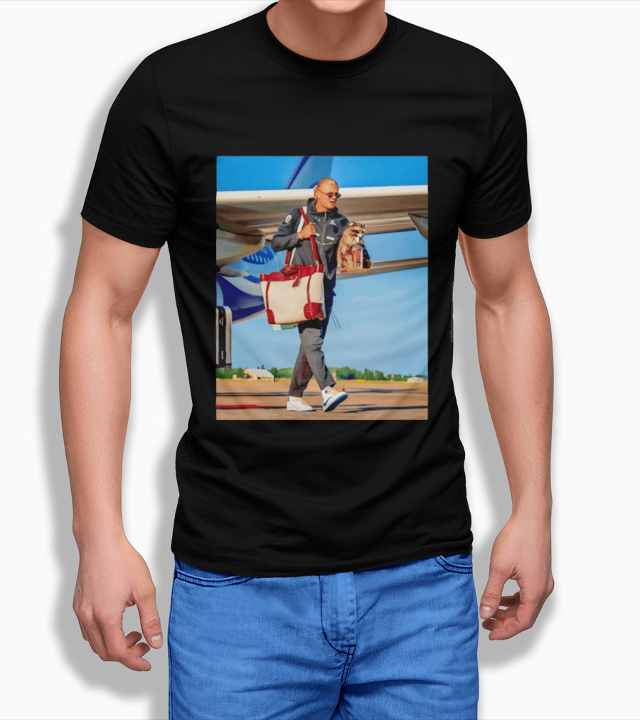 Erling Haaland Returns To Norway With Taxidermy Whiskey Raccoon T-Shirt