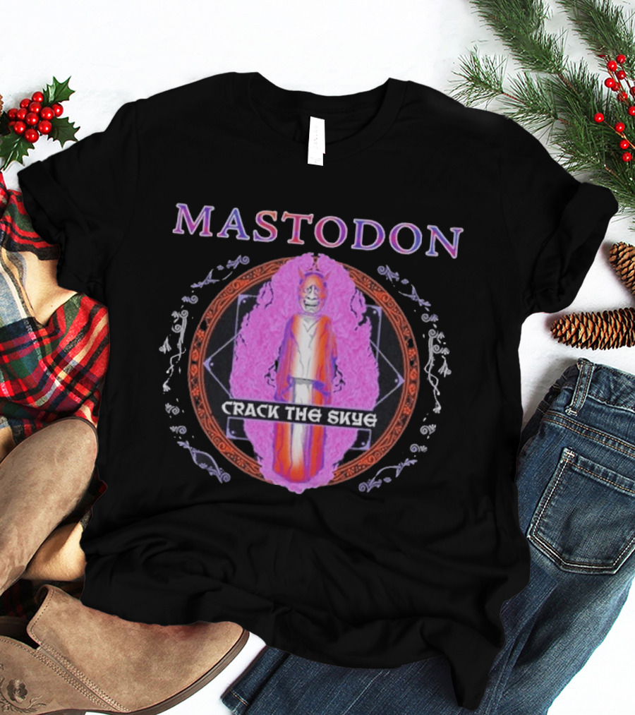 Mastodon Crack The Skye Ornate Oni Mandala T-Shirt
