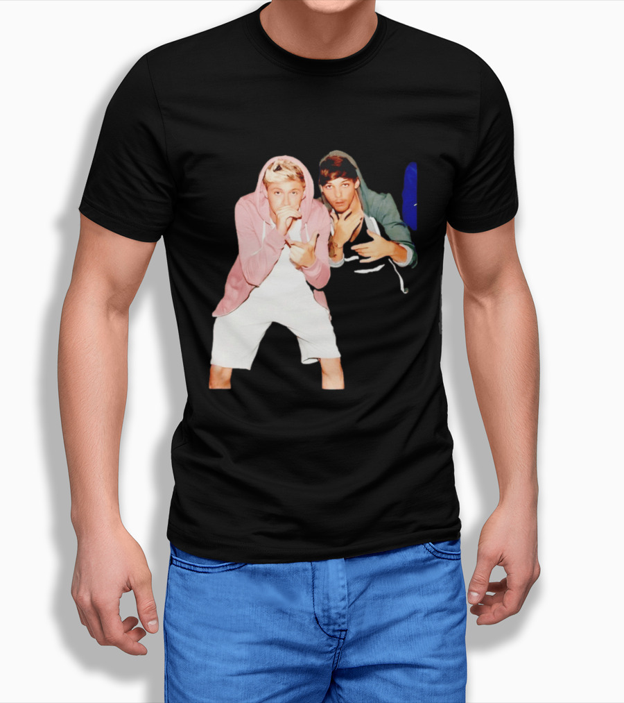 Niall Horan Louis Tomlinson One Direction Pose T-Shirt