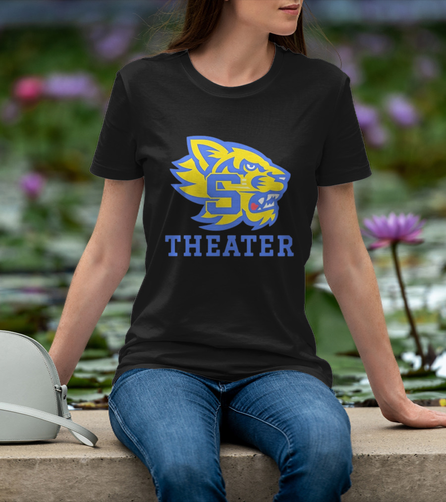 Sweetwater High School Theater Wildcat Head S T-Shirt