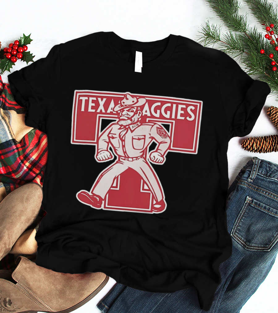 Texas Aggies Reveille Station Old Sarge AMT T-Shirt