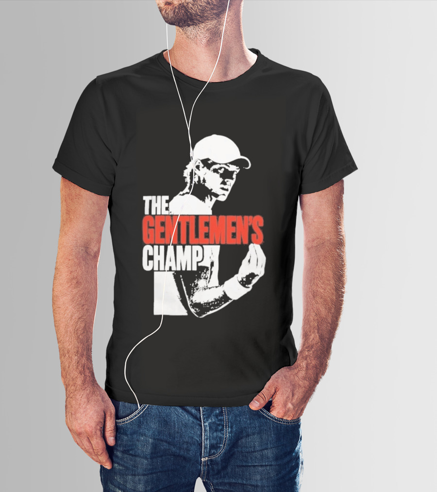 The Gentlemen's Champ Jannik Sinner Italian Gesture T-Shirt