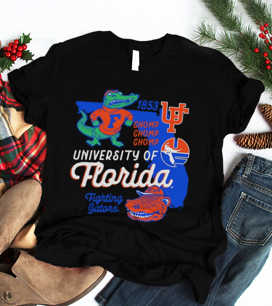 University Of Florida Fighting Gators Chomp Chomp Chomp 1986 U Of F T-Shirt