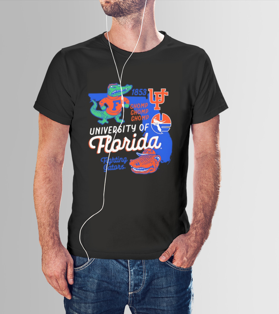 University Of Florida Fighting Gators Chomp Chomp Chomp 1986 U Of F T-Shirt