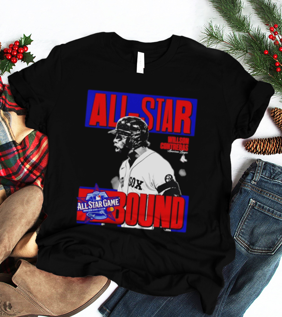 All Star Bound 2024 Willson Contreras Texas American League T-Shirt
