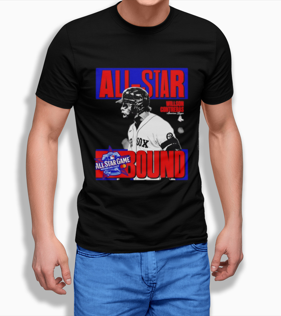 All Star Bound 2024 Willson Contreras Texas American League T-Shirt