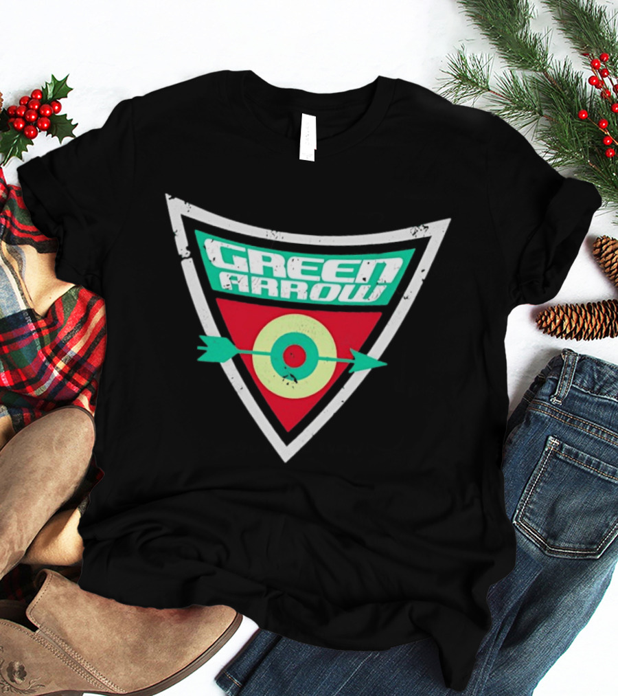 Green Arrow Archery Target Shield T-Shirt