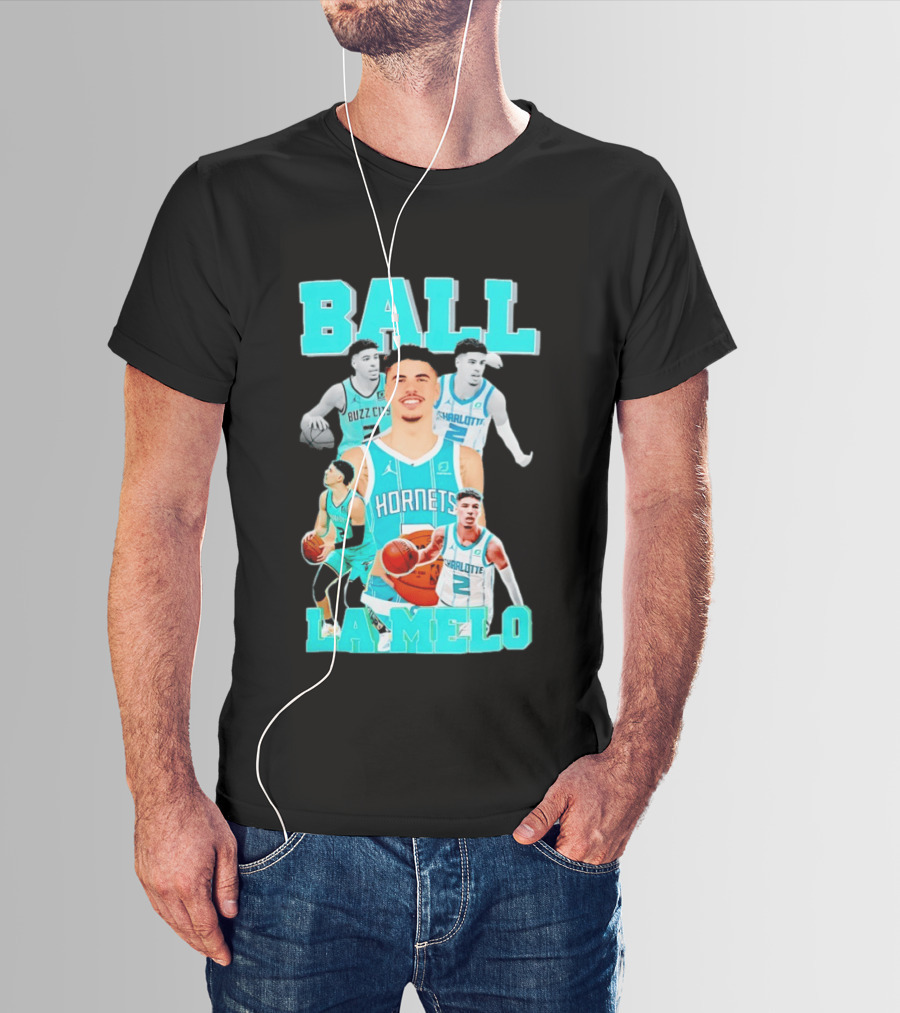 LaMelo Ball Hornets Buzz City Charlotte NBA T-Shirt
