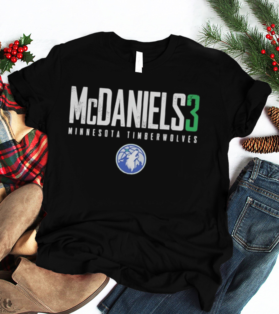 Jaden McDaniels 3 Minnesota Timberwolves T-Shirt