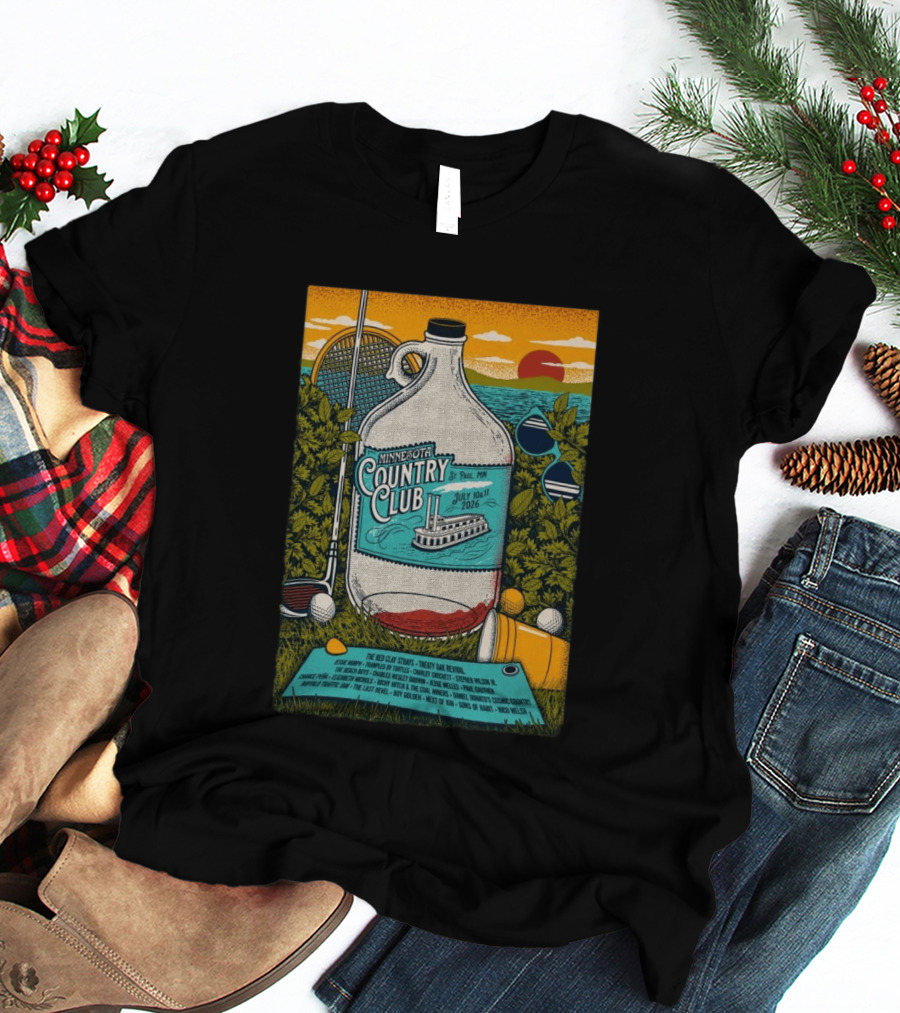 Minnesota Country Club Festival July 10 11 2026 Harriet Island Regional Park St. Paul MN T-Shirt