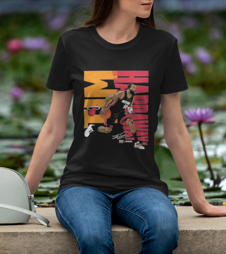 2026 NBA Tim Hardaway Jr Miami Heat Basketball Player Action T-Shirt