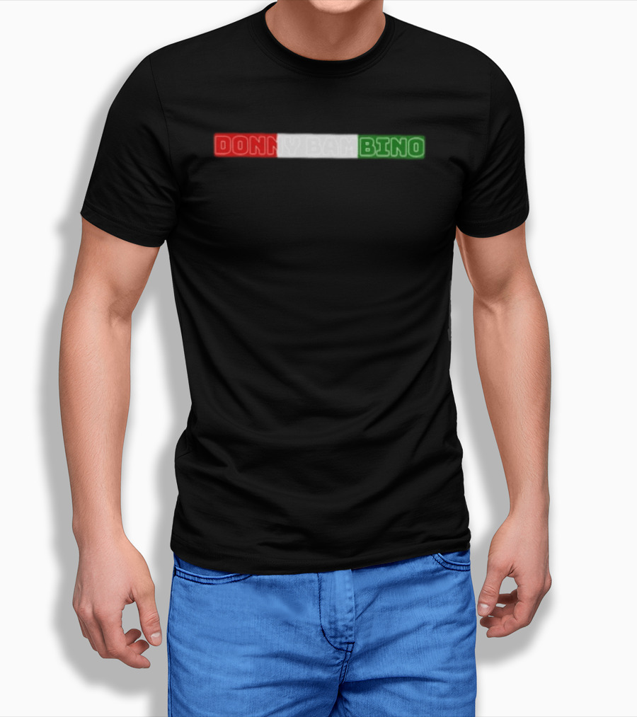 Donny Bambino Italian Flag T-Shirt