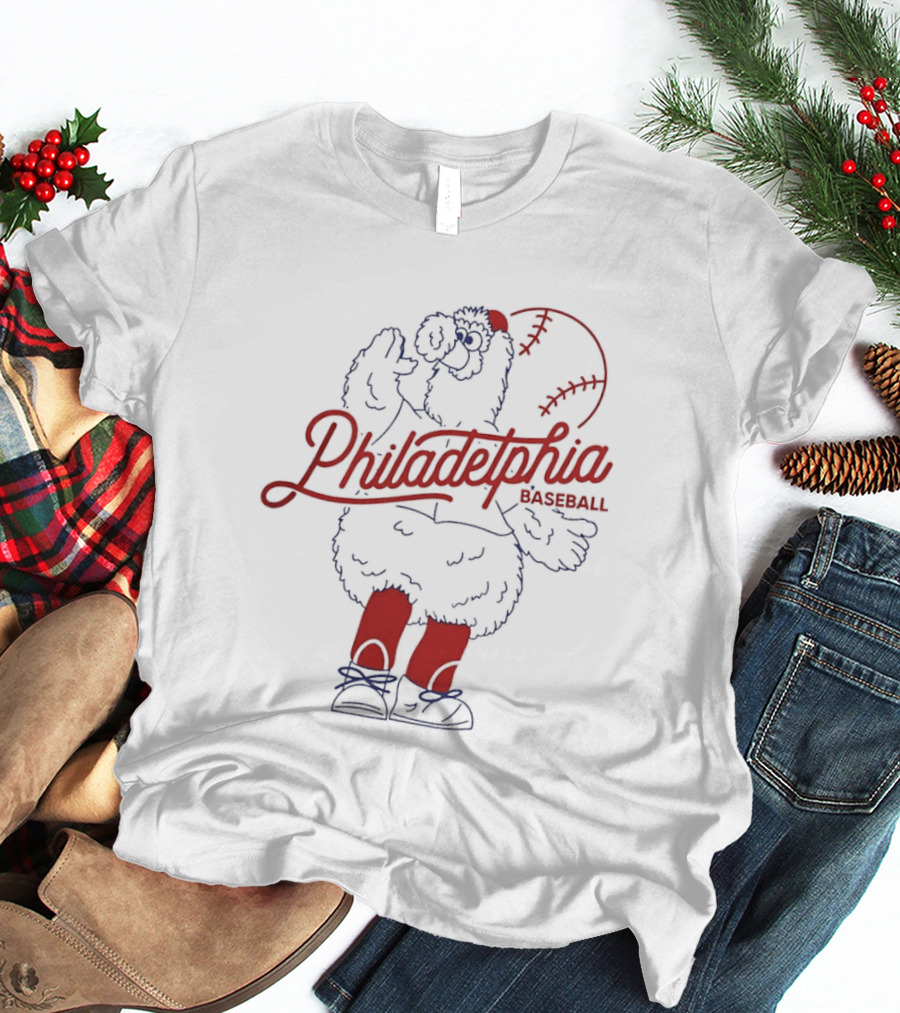 Philadelphia Phillies Phillie Phanatic Baseball T-Shirt
