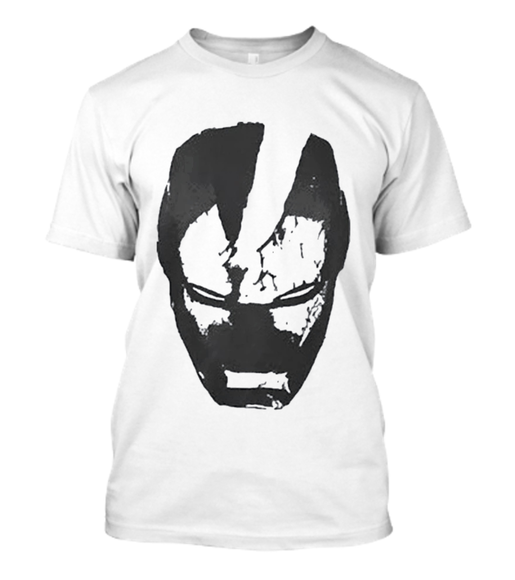 Robert Downey Jr Tony Stark Iron Man Helmet T-Shirt