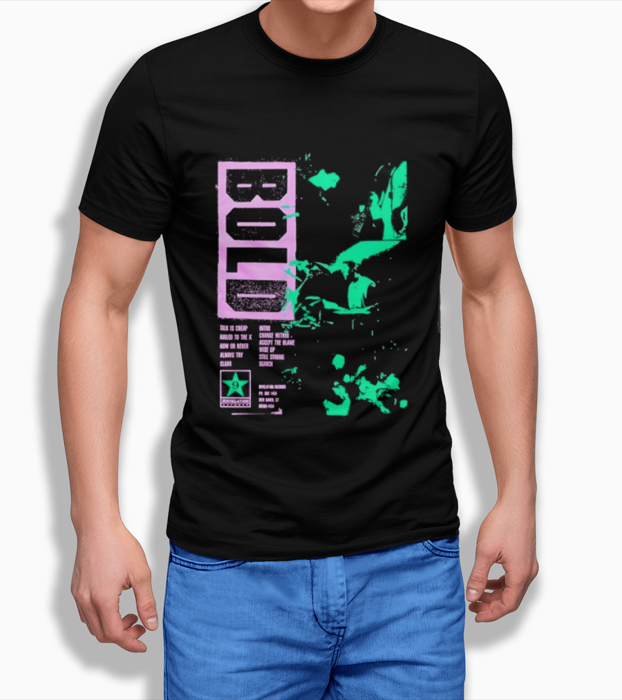 Revelation Records Talk Is Cheap Nailed To The X Positive Scene Unity Hardcore Punk T-Shirt