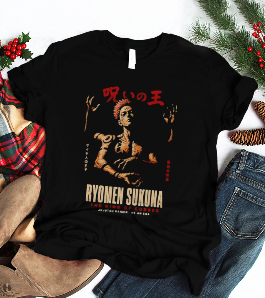Ryomen Sukuna The King Of Curses Jujutsu Kaisen Cursed Heian Era T-Shirt