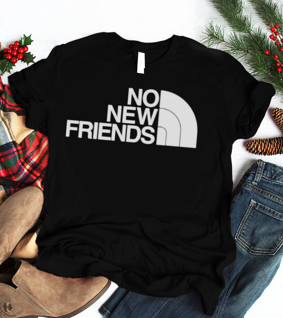 Saosin No New Friends North Face T-Shirt
