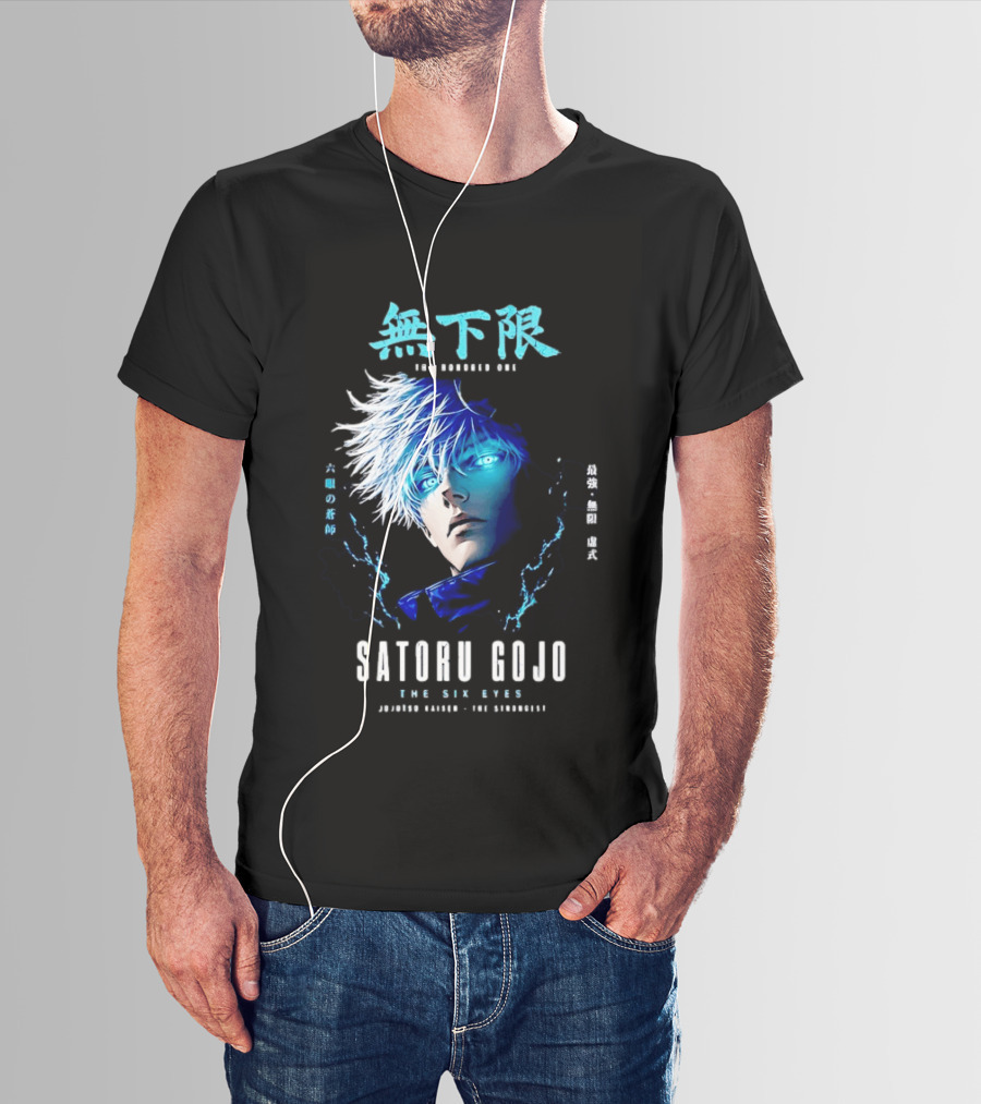 Satoru Gojo The Six Eyes Jujutsu Kaisen The Honored One T-Shirt
