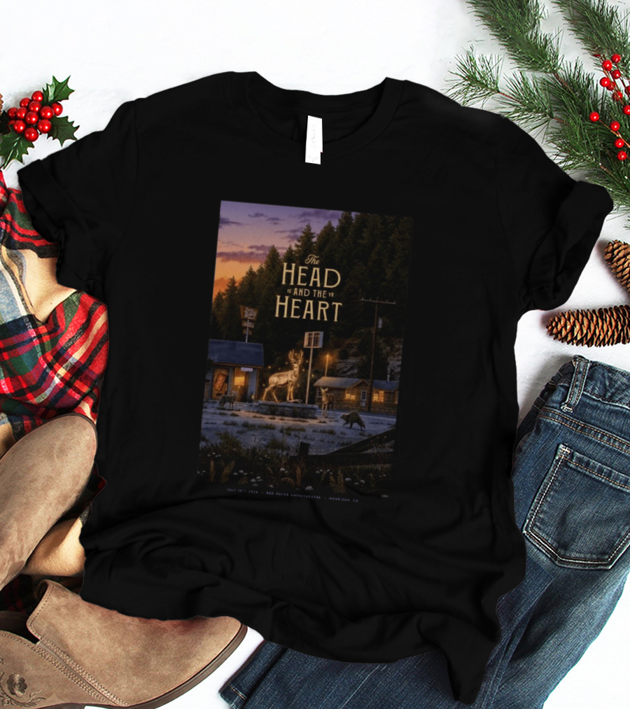 The Head And The Heart July 16 2026 Red Rocks Amphitheatre Morrison CO T-Shirt